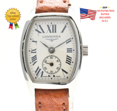  [N NEUWERTIG] Longines Evidenza L2.175.4 kleine Sekunde Quarz 19 mm Damen we...