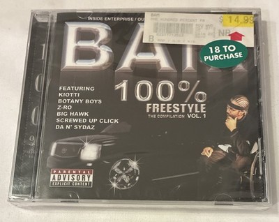 100% Freestyle, Vol 1 [PA] by Bam (CD, 2002, Inside Enterprise) SEALED