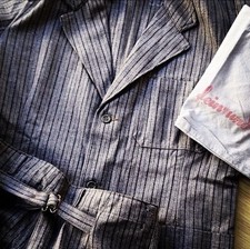 1920  s Swedish Prisoner, Suit, New Old Stock