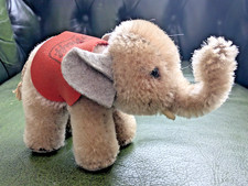 Steiff Elephant Anniversary 1955 Vintage Mini Steiff Animal Retro Plush Mohair J26