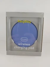 Heyday Qi Enabled Wireless Charging Pad  Blue