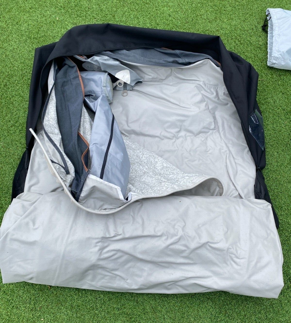 Isabella Air Arc sun canopy Simple air canopy for caravans or