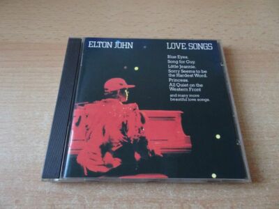 CD Elton John - Love Songs - 1982 - 16 Songs 