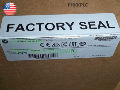 New Allen-Bradley AB 1756-PB75 / B ControlLogix 24V DC Power Supply 1756PB75