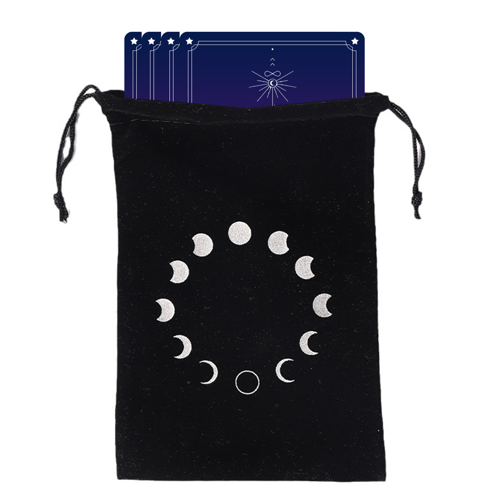 2pcs Tarot Bag Velvet Tarot Card Storage Bag Holder Storage Gift Card Holder Bag