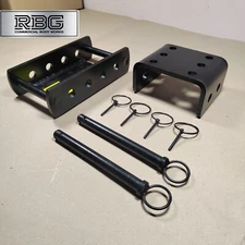 Towbar Slider Drop Plate Height Adjustable Coupling for Flange 3500kg by Maypole