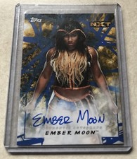 2018 TOPPS #A-EM EMBER AUTOGRAPH CARD #16/50 MOON ROAD TO WRESTLEMANIA 