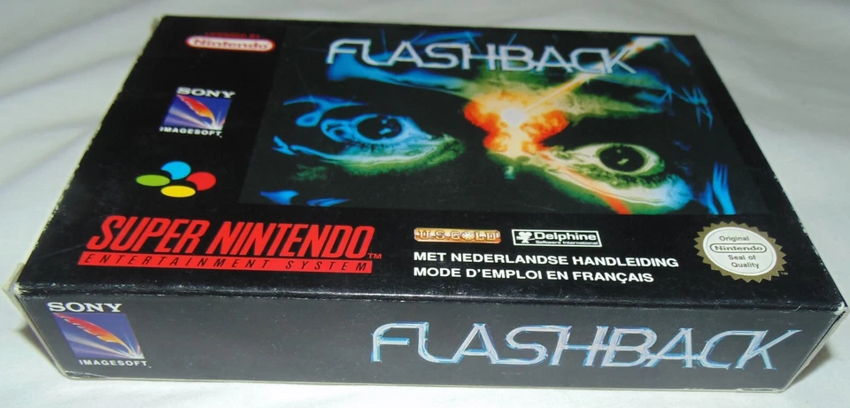 flashback fah fauthentique version originale super nintendo complet - Photo 4/4