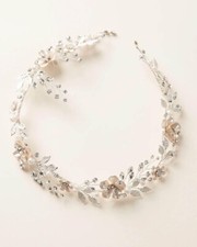 Floral  Pearl Hair Vine - Dareth Colburn wedding hair accessory - New with Tags