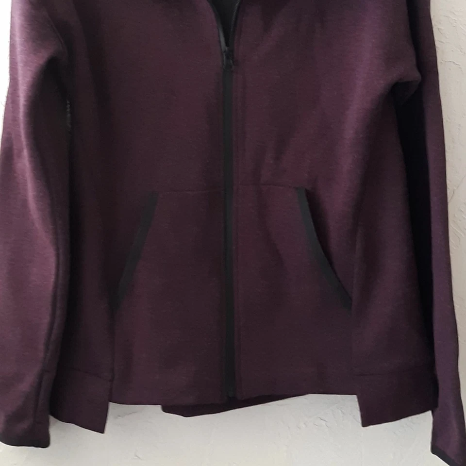 Champion Sudadera Para Mujer Pequeña Sudadera con Capucha Cremallera Manga Larga Bolsillos  Foto 3 de 4