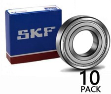 10PACK SKF 6001-2Z 12X28X8MM Double Metal Seal Ball Bearings 6001ZZ