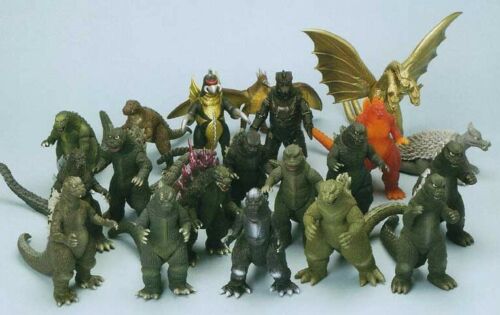 Godzilla 50th Anniversary Memorial Box 20 Figure Cards Set BANDAI Limited Items - Picture 1 of 10