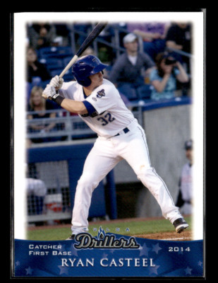 Ryan Casteel 2014 Tulsa Drillers Team Set