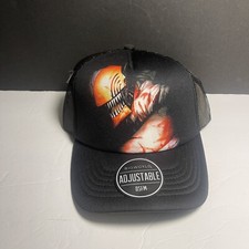 CHAINSAW MAN DENJI Trucker Hat Adjustable MeshBack Hook/Loop Crunchyroll RARE   