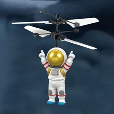 Astronaut-Themed Illuminated Flying Craft Toy - Cool Glowing Sensor-Controlled H