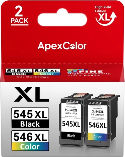 Druckerpatronen PG-545 CL546XL für Canon Pixma TS 3150 3450 3350 MG 2550 2450