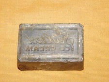 VINTAGE 2 1/4" X 1 3/8" X 7/8" THICK  SEALTEST ICE CREAM METAL STAMP