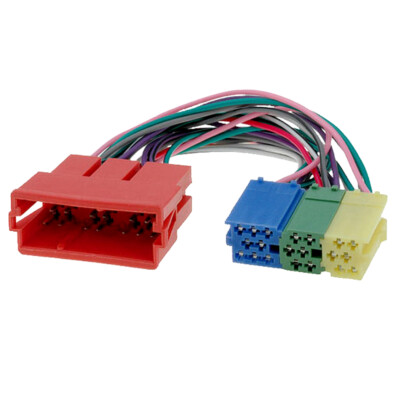 Mini ISO Radio Adapter Verlängerung für VW Alpha Beta Gamma RNS MFD MCD Aux In
