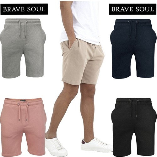 BRAVE SOUL MENS JOGGING SHORTS SWEAT 