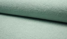 Double Sided Cotton TERRY TOWELLING Fabric Material - DUSTY MINT