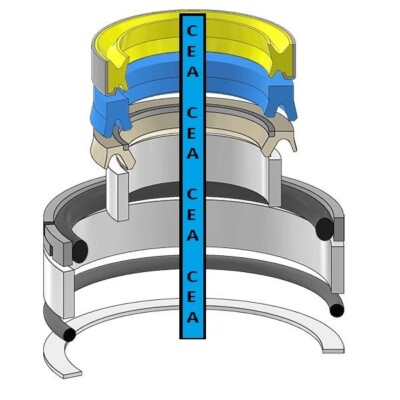 2424271K Boom Lift Cylinder Seal Kit Fits Cat Caterpillar 950H