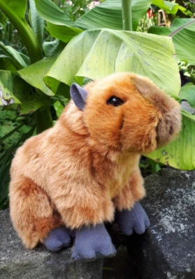 TRIGON Stofftier Wasserschwein Capybara Baby 20cm