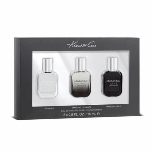 Kenneth Cole Mankind 3 Piece Mini Gift Set Makind Ultimate Hero