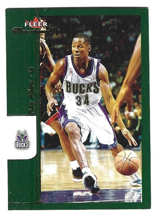 D 2001-02 Fleer Maximum Basketball Ray Allen #1 NRMT