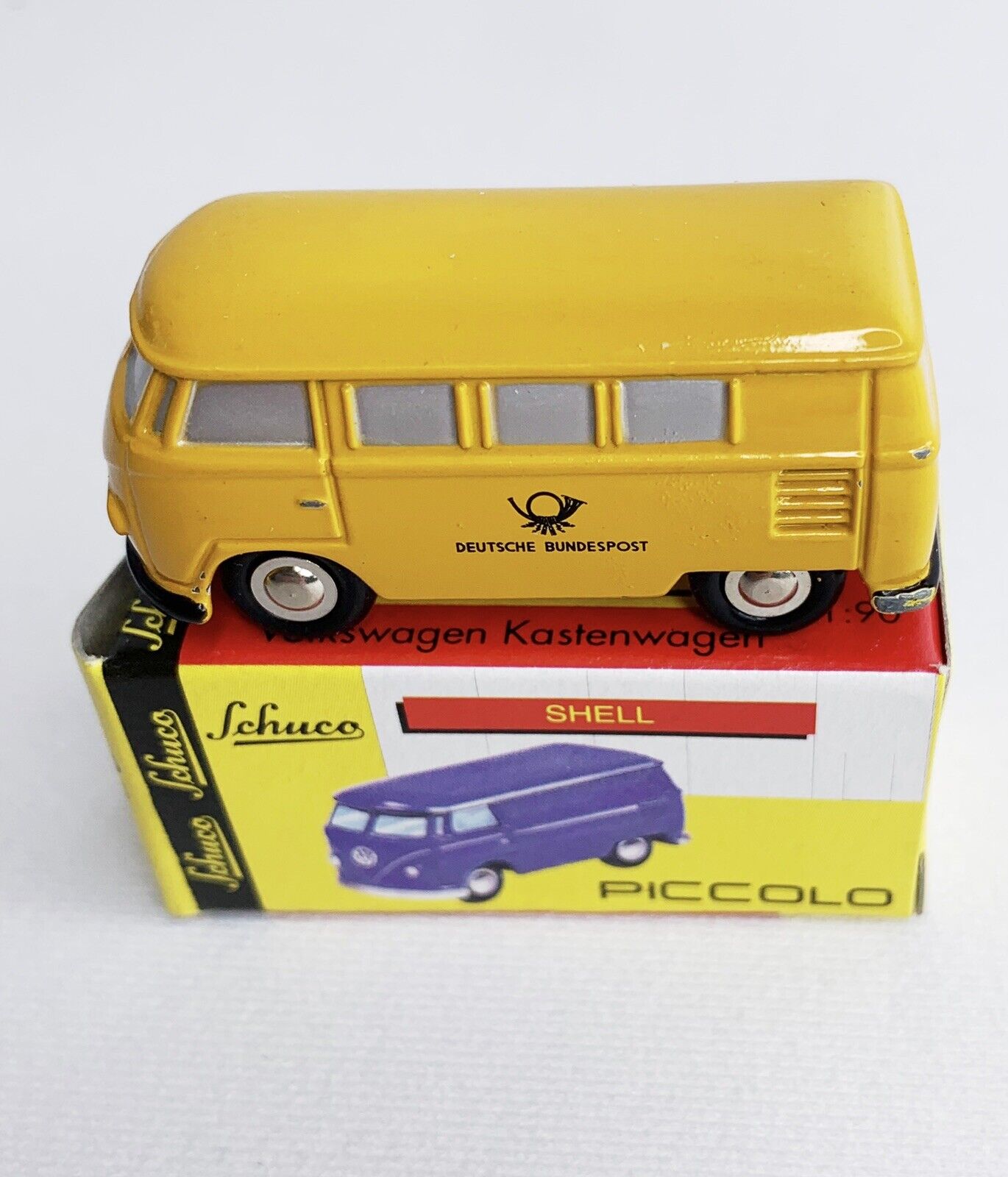 Schuco Piccolo Volkswagen Bus, Yellow, New In Box