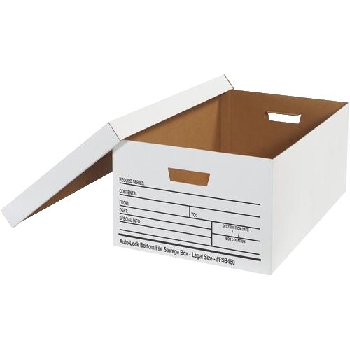 Bankers Box® R-Kive® taille lettre/légale boîte de rangement lourde, 12