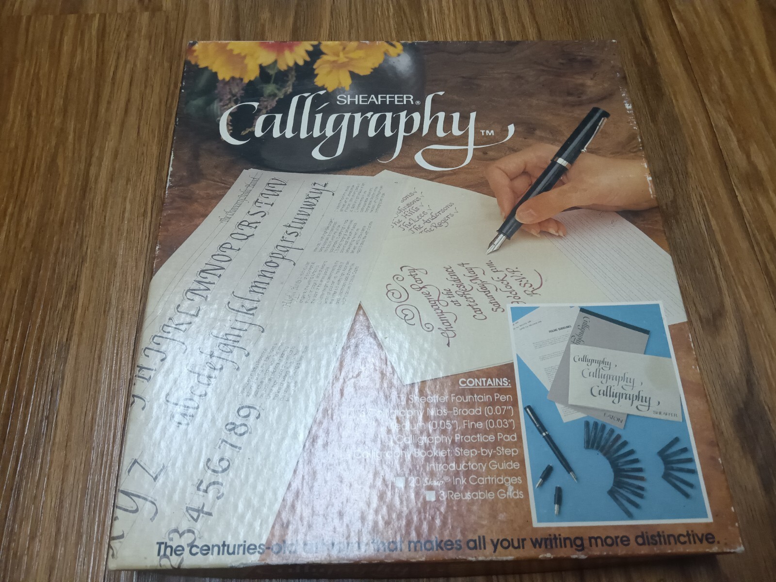 Schaefer Writing Sheaffer Calligraphy Set In Good Condition. Awesome Vintage Writing Set ...