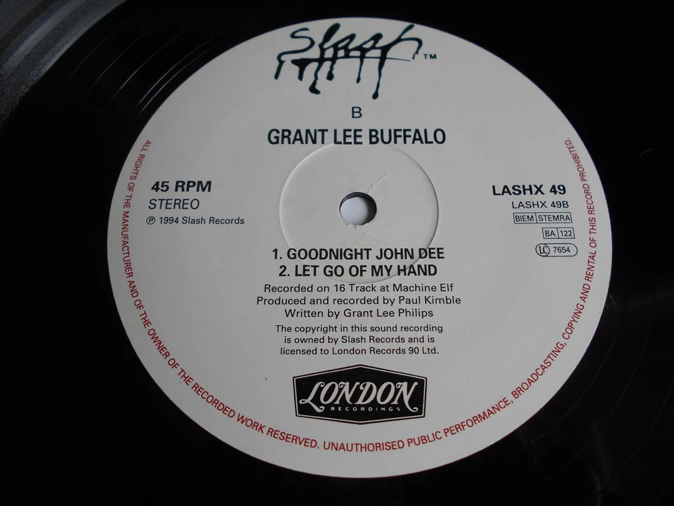Grant Lee Buffalo Mockingbirds  Mint-  1A 1B 1st Press LP 1994 Slash LASHX 49 - Image 3 of 4