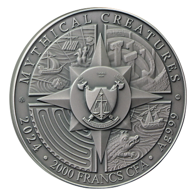 2024 2000 CFA Franc Silver Coin 