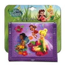 Wallet Bifold Non-Woven Disney Tinkerbell  Fairy Friends Girls Party Favor New