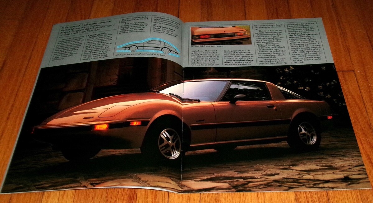 マツダ RX-7カタログ マツダサバンナRX-7カタログ FC 峠 走り屋 イニシャルD 希少 最