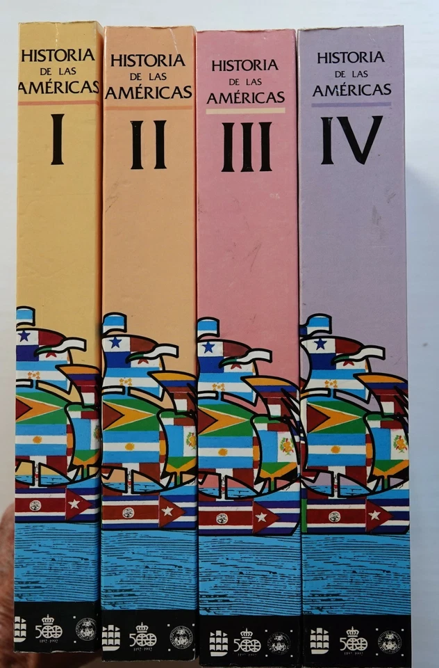 4 Vols. Complete. Historia De Las Americas by Luis Navarro Garcia, 1991 SC - Image 4 of 4