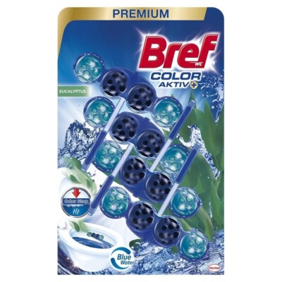 Wc Cleaner - Freshener Bref Color Aktiv Eucalyptus, 200 G