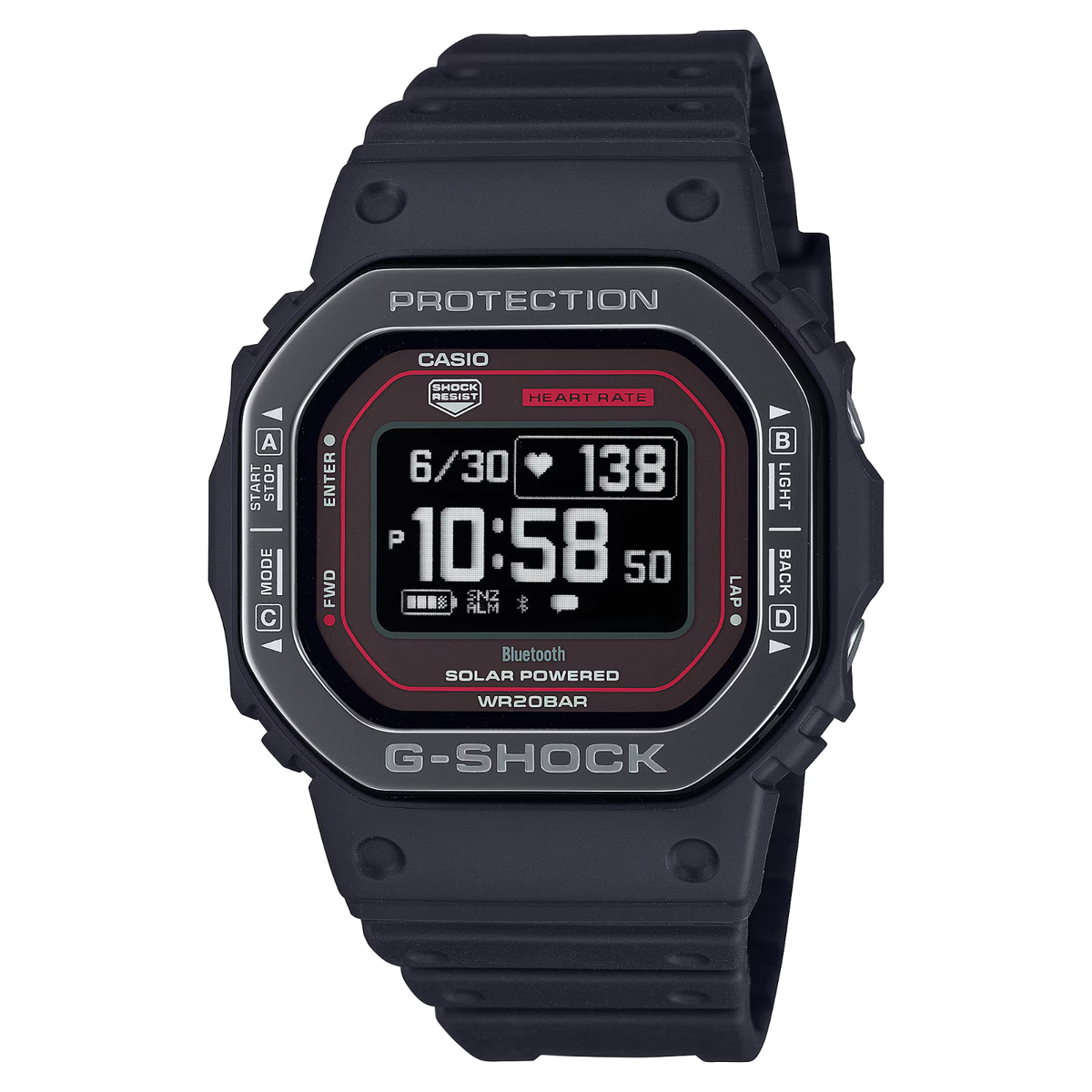 New Casio G-Shock Digital Black Watch DWH5600MB1A4