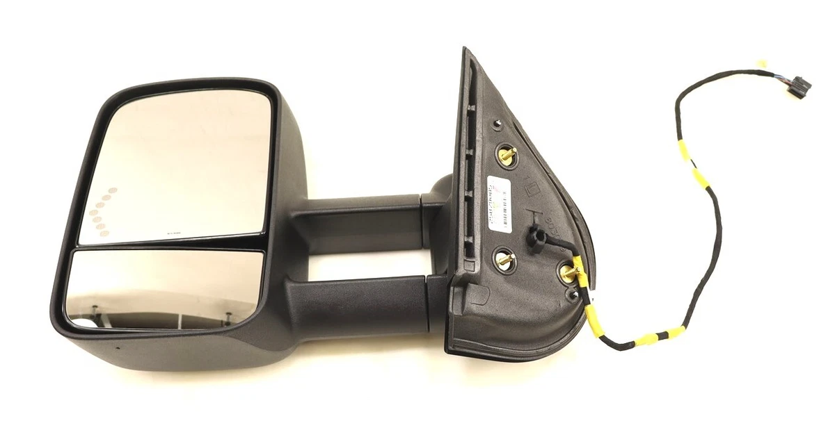 NEW OEM GM Driver Side Trailer Tow Mirror w/ Signal 25879085 Chevy 