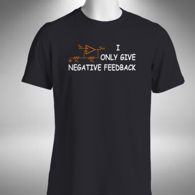 T-Shirt Ich gebe nur negatives Feedback lustig Computer Platine klein bis 5XL