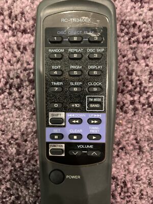 Original Genuine Aiwa RC-TN340EX Remote Control For Mini Component
