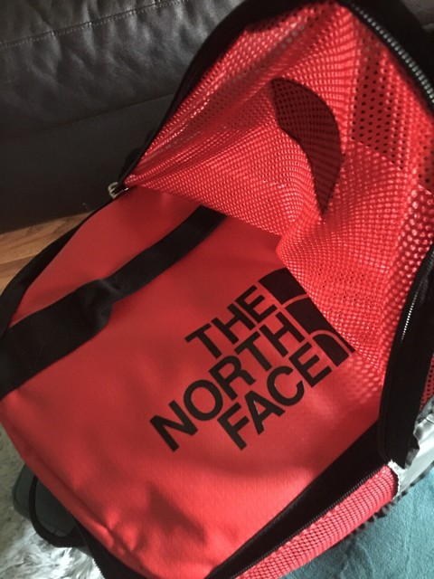 north face base camp red