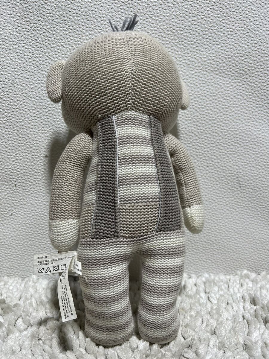 Knitted Toy - Joe Monkey  Living Textiles – Living Textiles Co