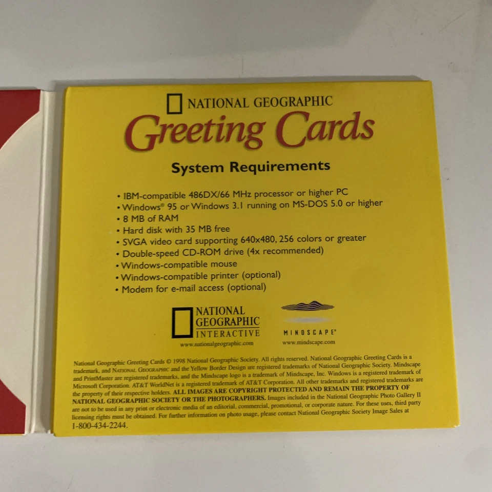 National Geographic Greeting Cards PC Windows 3.1/95 - Image 4 of 4