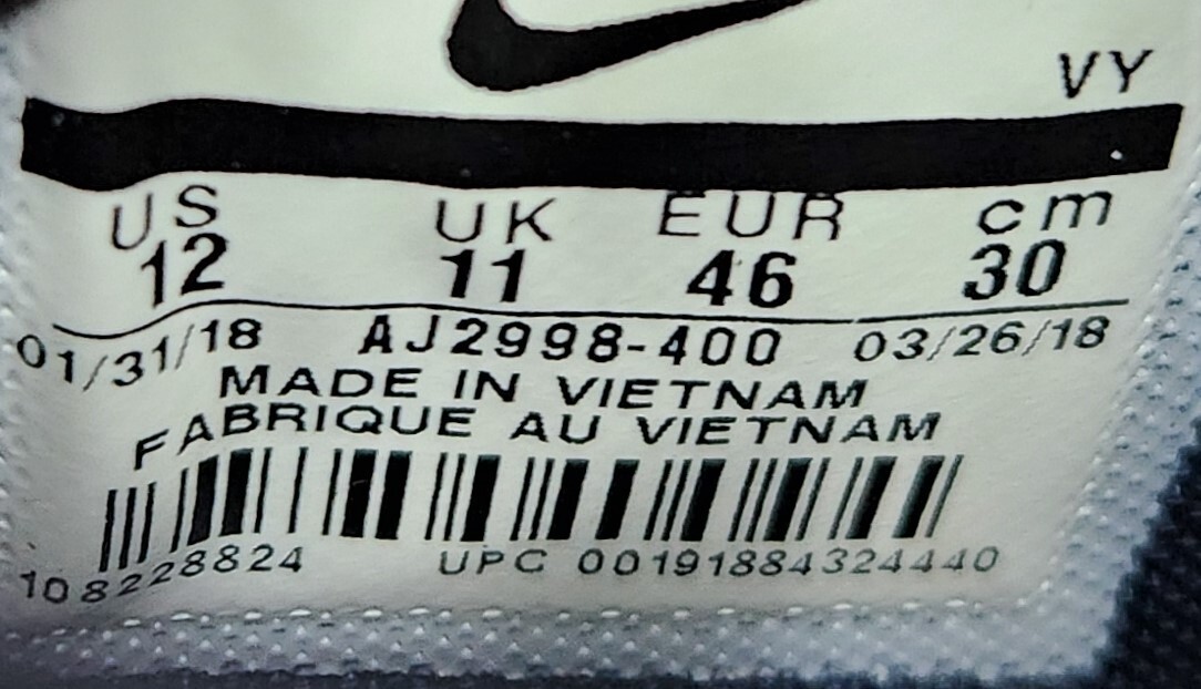 Nike Air More Money Obsidian Blue White Gym Red AJ2998 400 Mens - Main Image