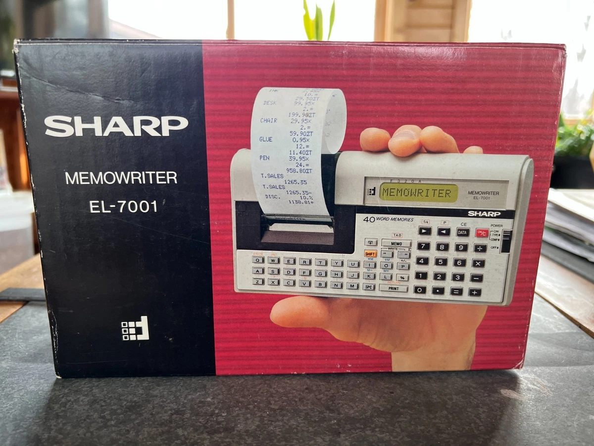 Calculatrice Sharp EL-321 Vintage Rare Superbe - Label Emmaüs