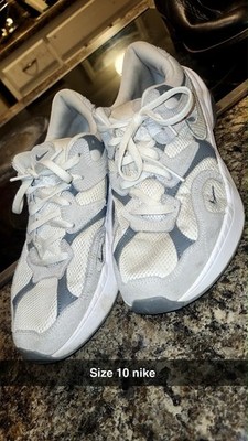 Nike AL8 White/Gray Mesh Low Top Lace Up Men's Sneakers FJ3794-101