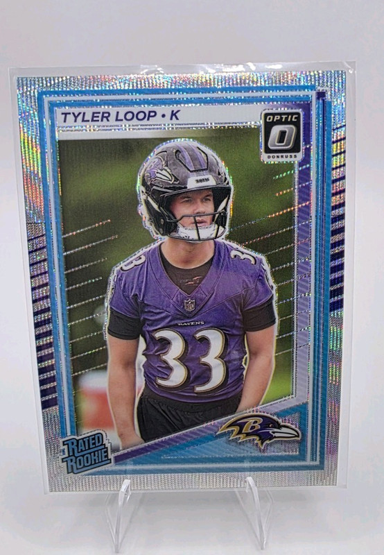 Panini Donruss Optic Tyler Loop Rated Rookie Prizm #227 Ravens Serial 300