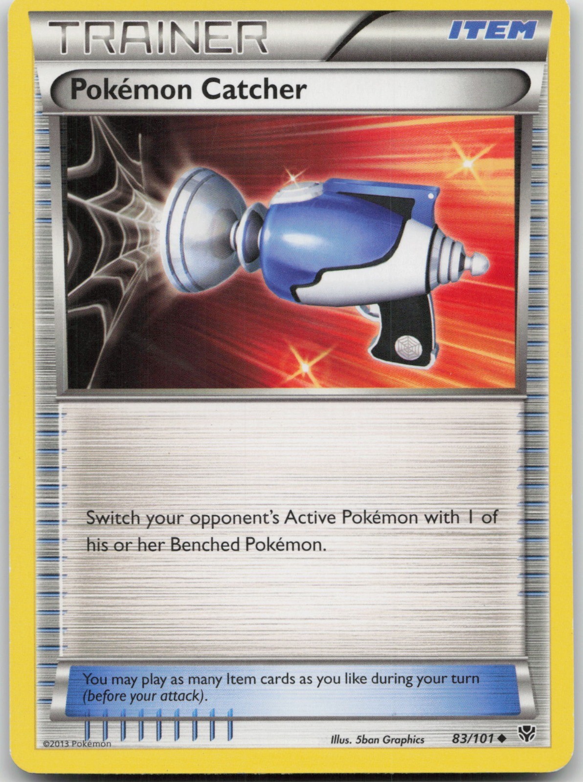 Pokemon Catcher Uncommon Plasma Blast 83/101 LP 5ban Graphics