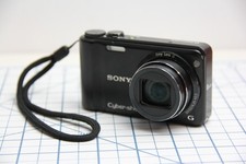 Sony Cyber-Shot DSC-H55 14.1MP Digital Camera Black W/Battery 4GB